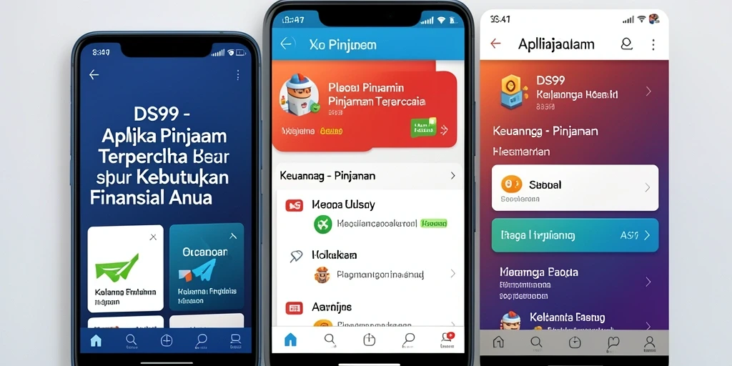 Tampilan antarmuka pengguna DS99 yang modern dan ramah.