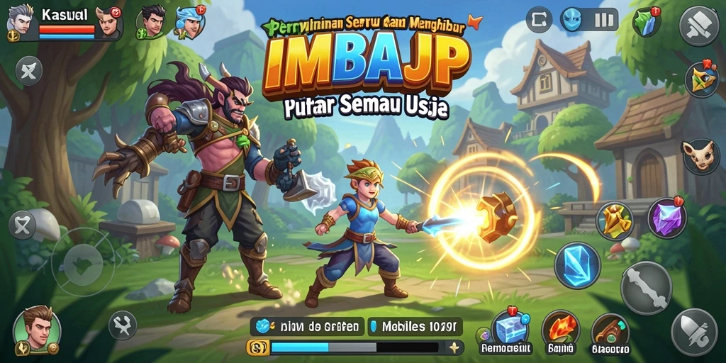 Tampilan antarmuka IMBAJP yang menarik dan ramah pengguna.